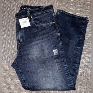 American Eagle Outfitters Men's Deep Indigo Jeans